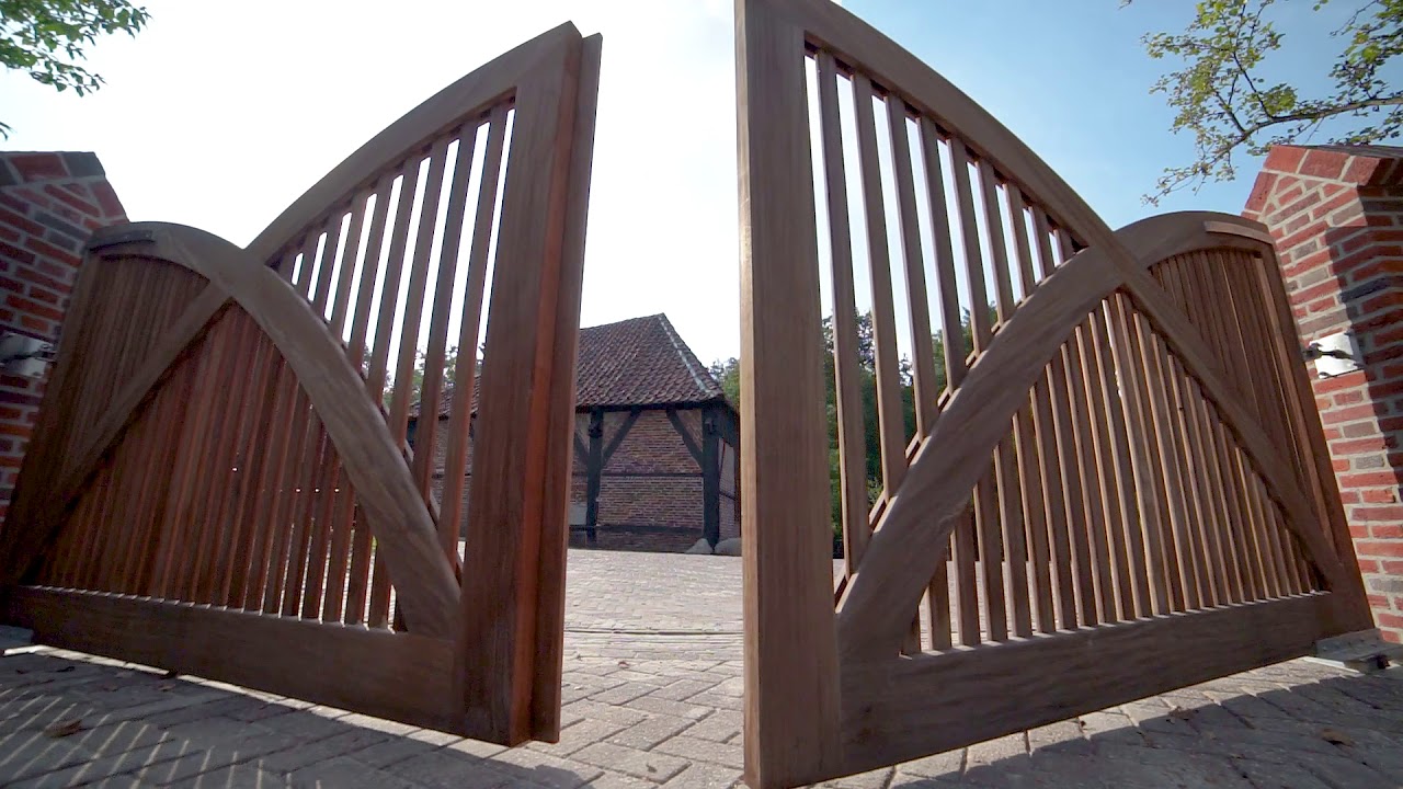 Houten poort - Impressievideo | Hendriks Omheining