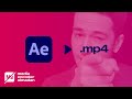 AFTER EFFECTS İLE DİREKT MP4 RENDER ALMAK