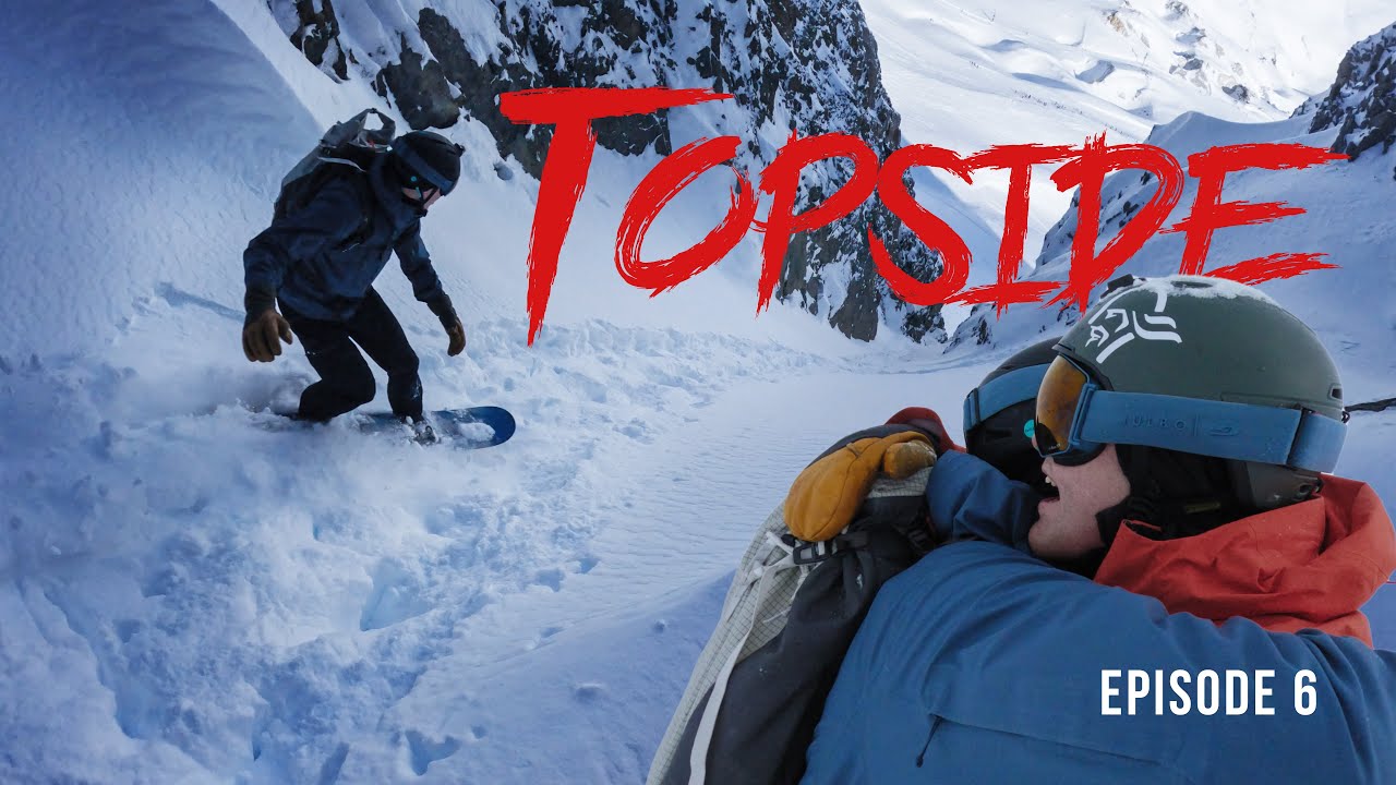 Skier vs. Boarder at 100km/h: Don’t hit the rock wall – TOPSIDE ep6