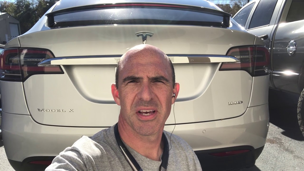 2017 Tesla Model X Paintless Dent Repair PDR YouTube
