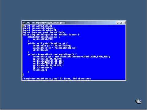Lesson1 Building a Rectangle with GeneralPath | Java Graphics Tutorial ...