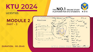 Algorithmic Thinking with Python | Module - 2 Part 3 | B.Tech. KTU 2024 Scheme |STUDY FREE | KOS APP