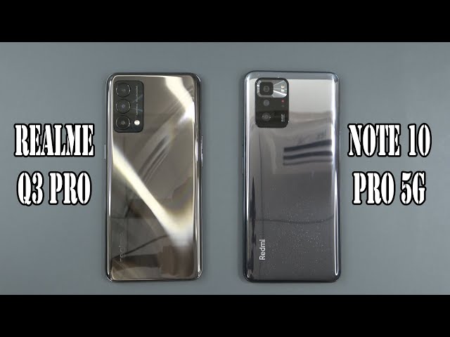 Realme Q3 Pro Carnival vs Xiaomi Redmi Note 10 Pro 5G | SpeedTest and Camera comparison