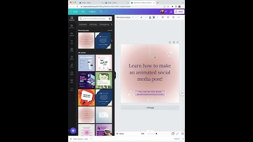 Bring your social media posts to life through Canva animation!