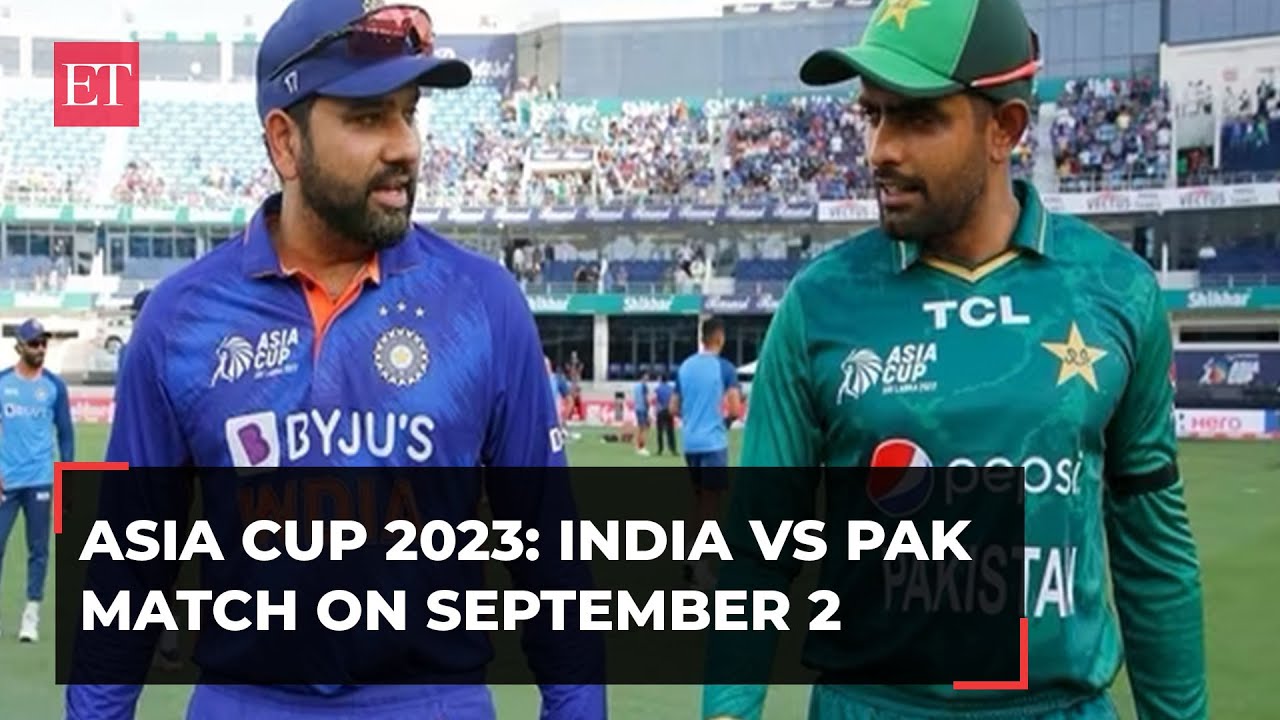 Asia Cup 2023 India vs Pakistan match on September 2, final in Colombo on September 17
