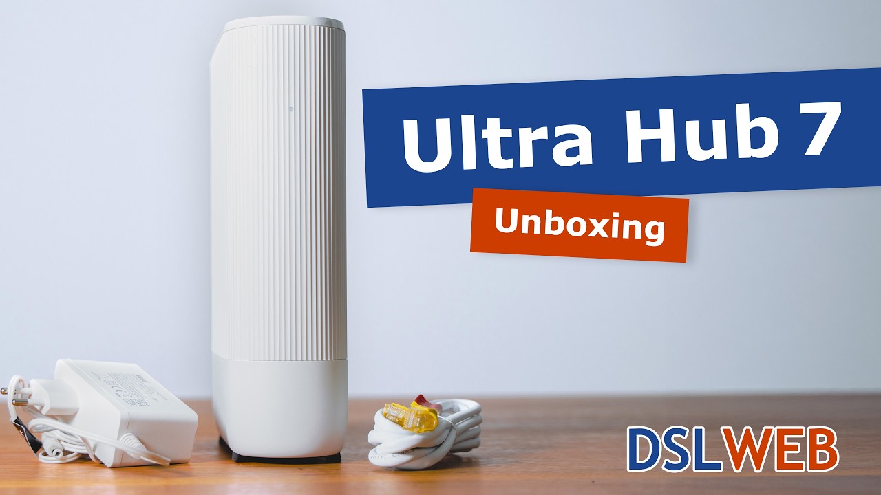 Vodafone Ultra Hub 7 Unboxing – Geräteansicht & Lieferumfang - YouTube