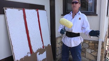 Paint roller for interior wall textures