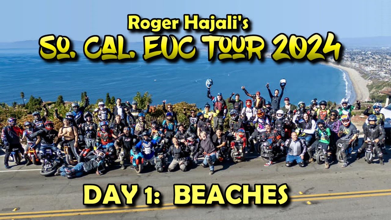 So. Cal. EUC Tour 2024 - Day 1: the Beaches ride