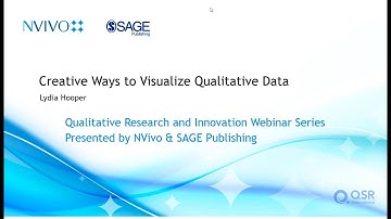 Webinar: Creative Ways to Visualize Qualitative Data