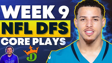 NFL DFS Week 9 Kernspellen voor DRAFTKINGs