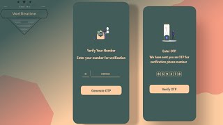Firebase phone number verification  and design from adobe xd to xml in android java(Chat App Part 2)