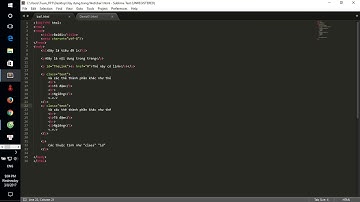Hướng dẫn thiết kế Website - Bài 1 (Phần 1 : Website tĩnh)