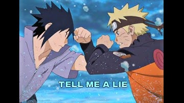 Tell Me A Lie Naruto vs Sasuke [Edit/Amv] + Free Project File