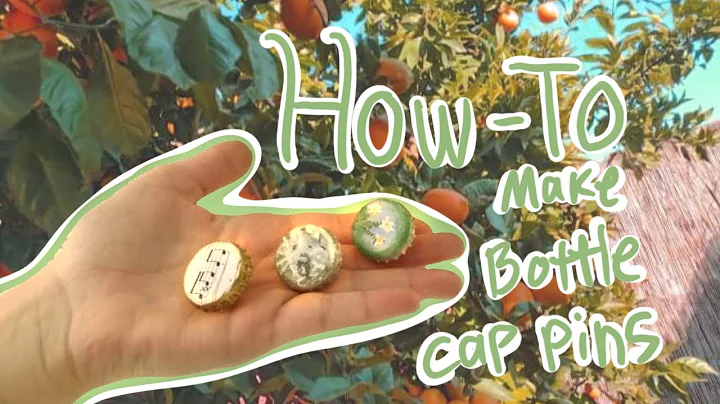 How to make bottlecap pins || Ft. Stealing the Moon 🌙