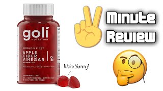 The 2 Minute Review - Goli Apple Cider Vinegar Gummies