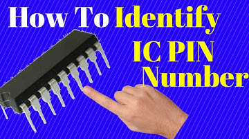 how to identify ic pin number