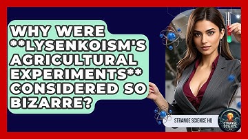 Why Were **Lysenkoism