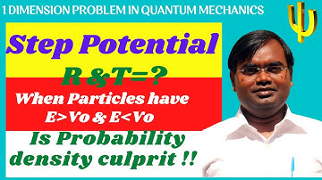 Step Potential |Potential Step in Quantum Mechanics|Reflection and Transmission Coefficient |Physics