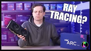 Tracing those rays with an Intel Arc A770 graphics card.