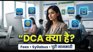 Dca Kya Hai Dca Full Form Dca Fee What In Dca In Hindi Dca Course In Hindi