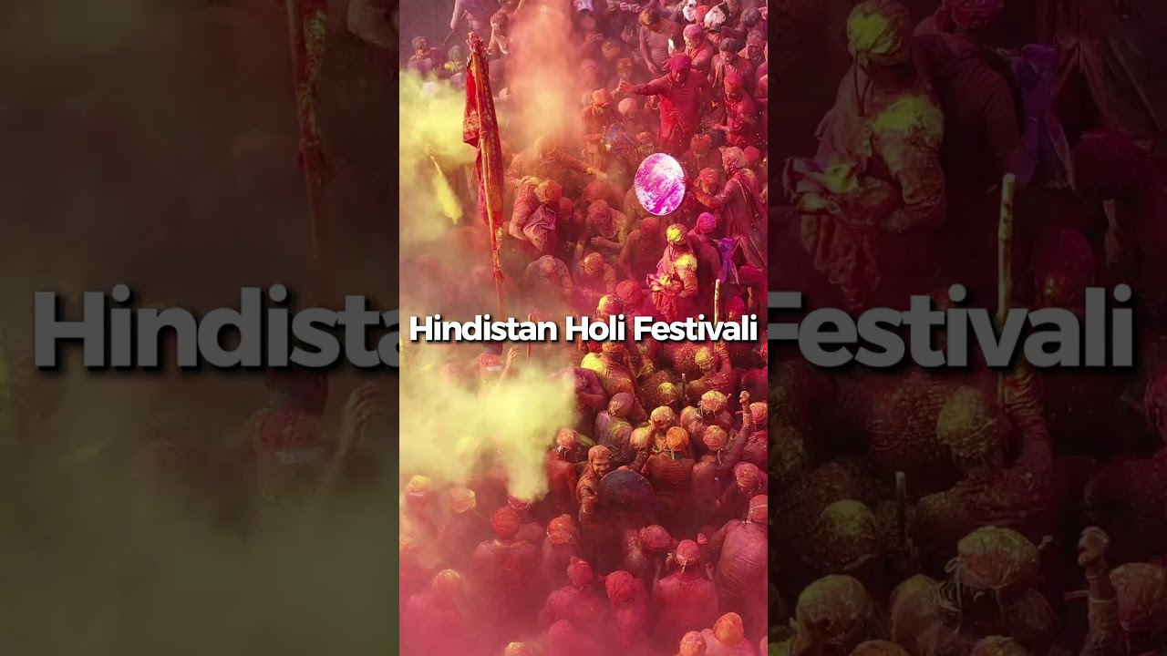 Hindistan’ın Renk Festivali: Holi 🎨 