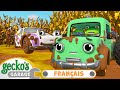 Mission labyrinthe boueux  le garage de geckocamions pour enfants