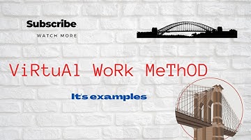 Virtual Work Method | Beams Part 7 |  Engineering Mechanics