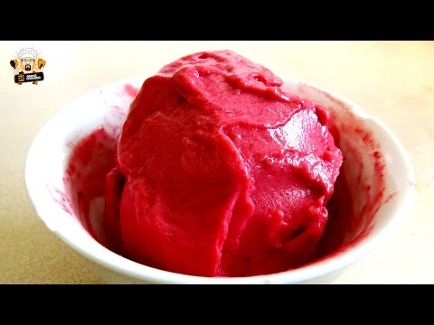 2 INGREDIENT RASPBERRY SORBET RECIPE