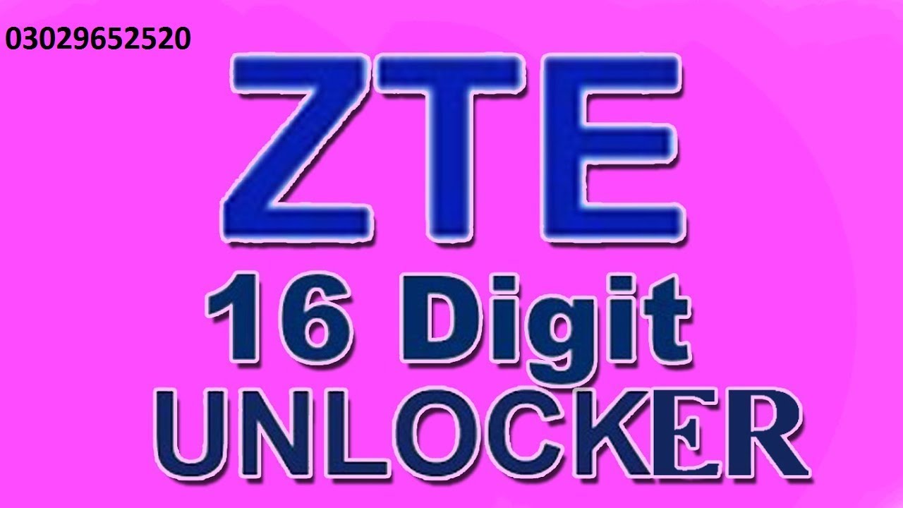 download software to unlock zte modem