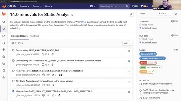 GitLab 13.10 Kickoff - Secure: Static Analysis