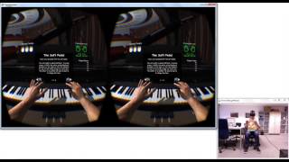 Piano Simulator Kinect + Leap Motion + Oculus Rift