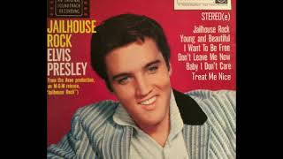 ELVIS PRESLEY-JAILHOUSE ROCK 1957 extended play 45rpm in STEREO(e)