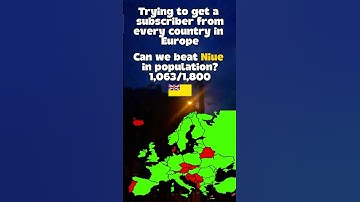 Day 5 of trying to get a subscriber from every country in Europe #map #geography #europe
