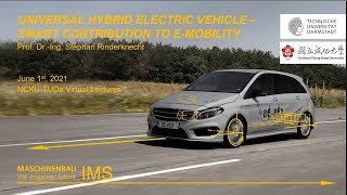 【潔能講堂】Universal Hybrid Electric Vehicle – Smart Contribution to E-Mobility