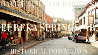 Historical Downtown in Eureka Springs, AR.