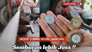 Modif Nozel Sanchin semburan kencang #cucimotor #usahacucimobil #sanchin