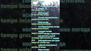 Tempo у значенні погода