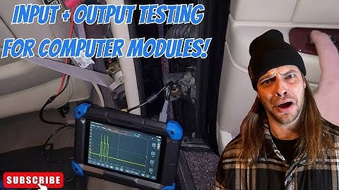 Input and Output Testing for Computer Modules! (Window Motor)