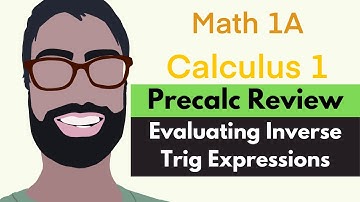 Algebra Precalculus Review | Video 5 - Inverse Trig Functions || Calculus 1
