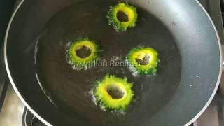 చేదు లేకుండా కాకరకాయ - Kakarakaya Curry In Telugu - Kakarakaya Fry In Telugu  - Indian Recipes