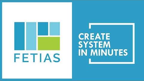 Demo to build Leave Application System in 5 minutes using FETIAS Low Code Platform - 1 min video