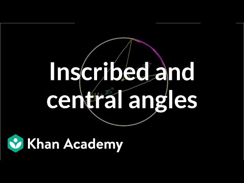 Inscribed angle theorem proof | High School Geometry | High School Math | Khan Academy