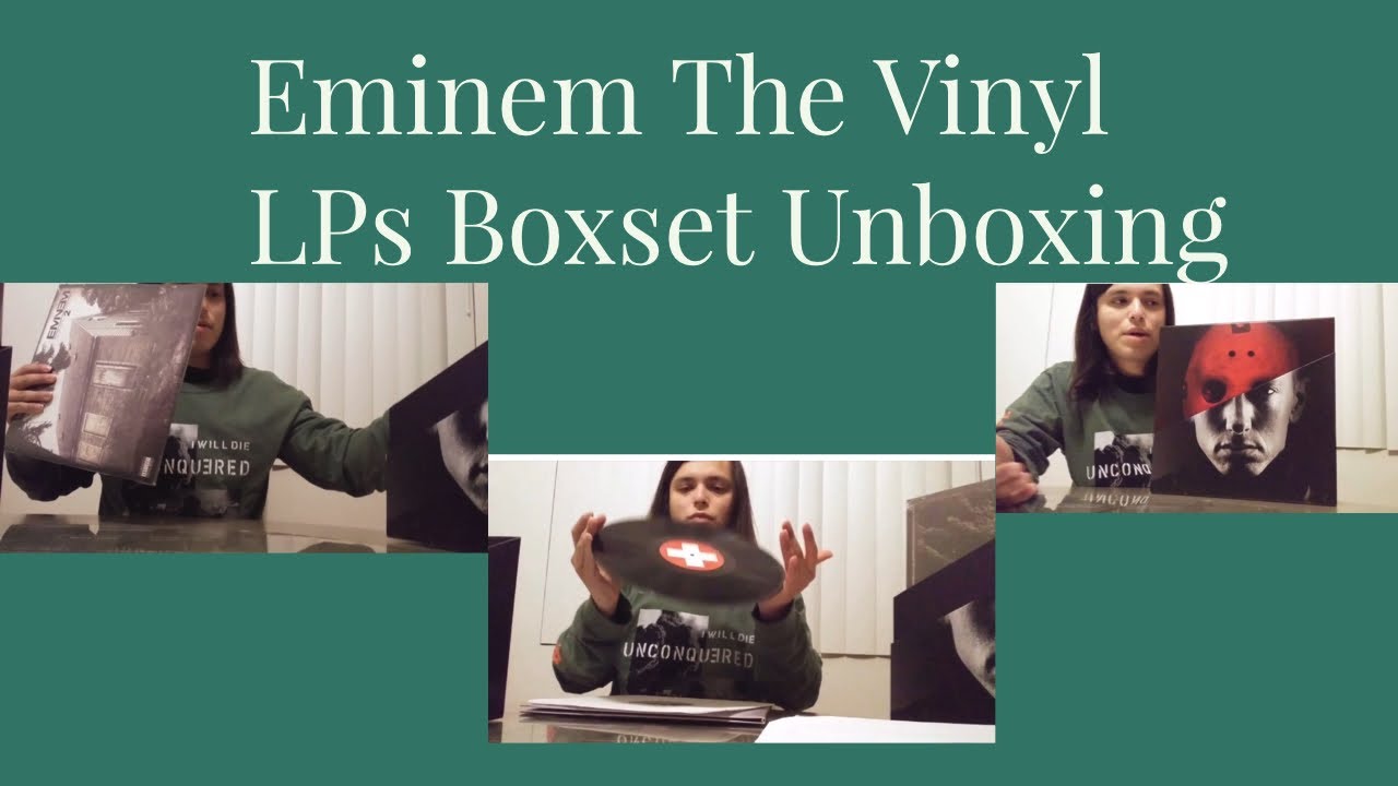 eminem The Vinyl LPs Boxset Unboxing YouTube