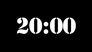 20 Minute Timer | 1200 Second Timer | 20 Minute Countdown