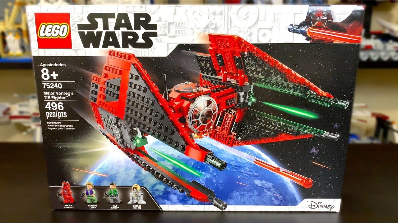 LEGO Star Wars 2019 MAJOR VONREG'S TIE FIGHTER Review! Set 75240! - YouTube