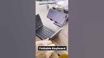 Product Link in Description ⬇️ Universal Mini Foldable Wireless Keyboard with Touchpad