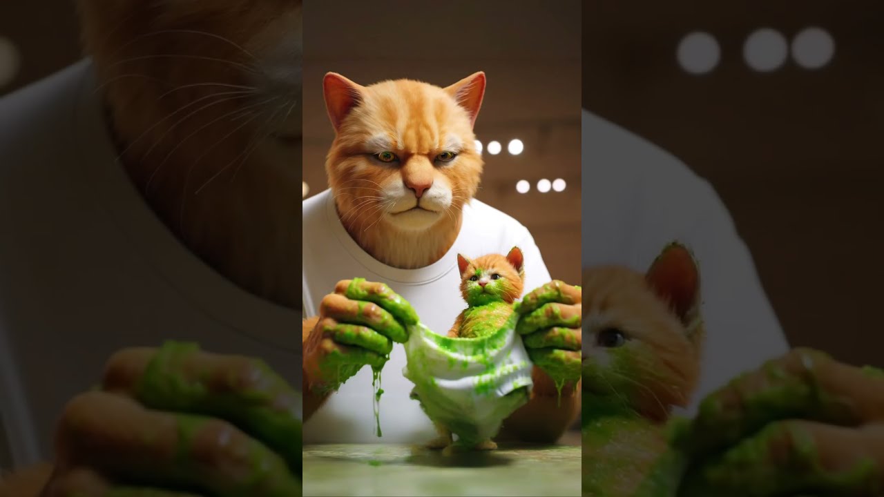 Quelle Difficult Y A T Il Tre Un Papa Chat Chaton Mignon