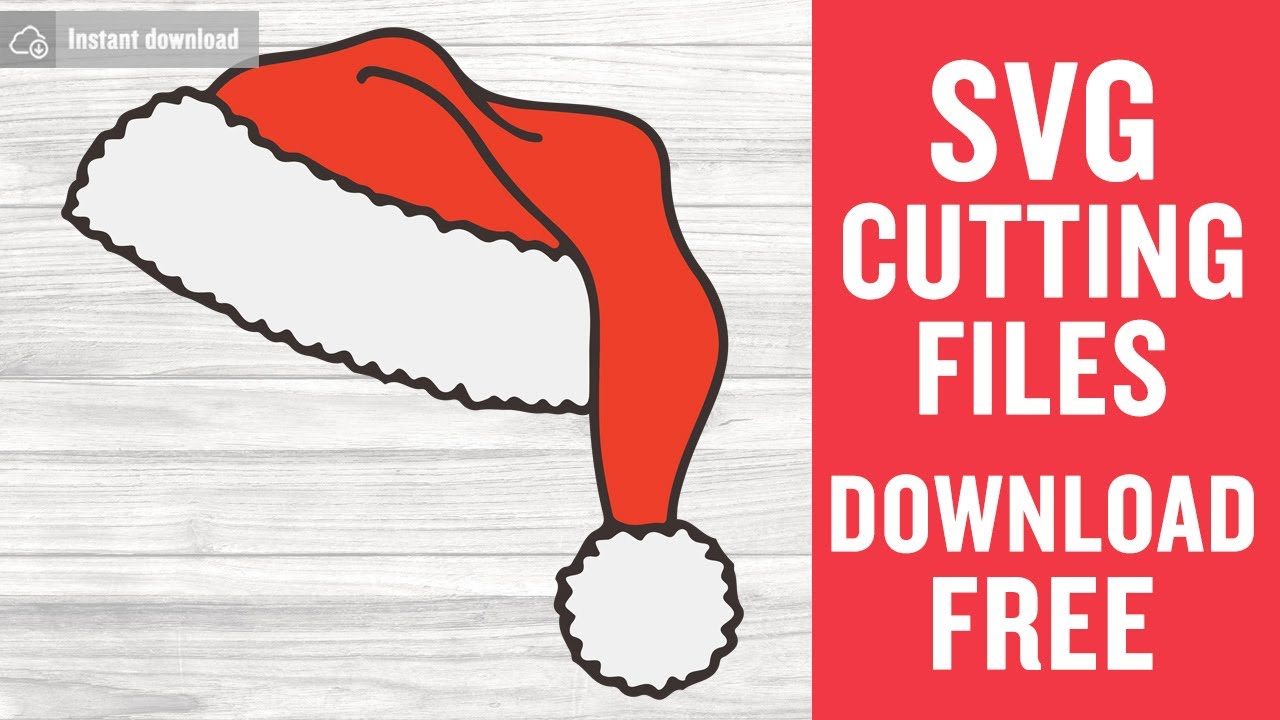 Download Santa Claus Hat Svg Free Cutting Files For Cricut Silhouette Instant Download Youtube