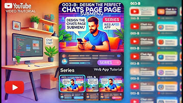 Chat App | 003-B: Design the Perfect Chats Page SubMenu