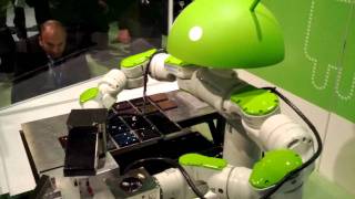 Android Bling Bot at MWC 2012